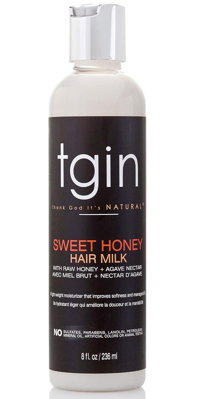 الحمد لله أنه حليب شعر طبيعي بنكهة العسل الحلو مع العسل الخام ورحيق الصبار 236 مل